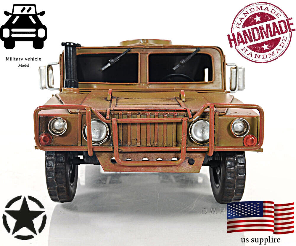 Hummer Model Kit Off Road Military Vehicle 4x4 High Quality HandMade Us Supplire