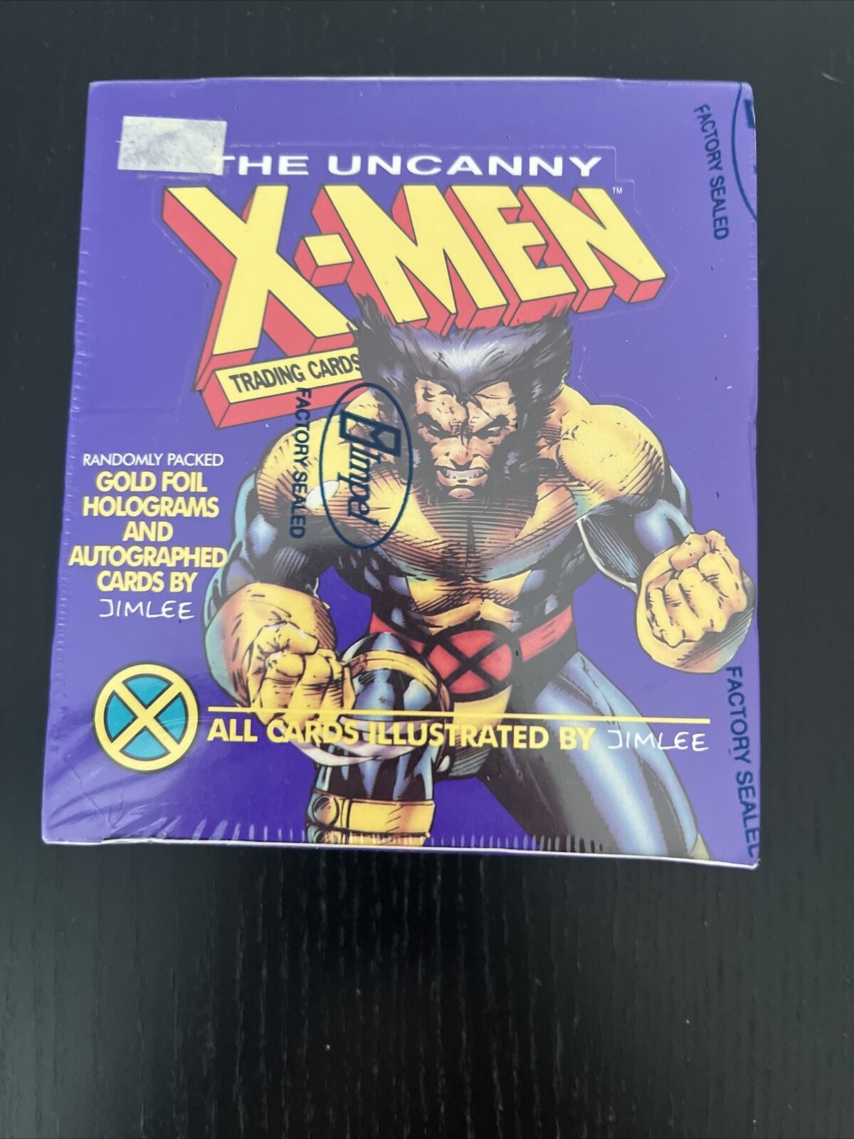 1992 Impel Marvel The Uncanny X-Men Trading Card Box Sealed 36 Packs Purple MINT