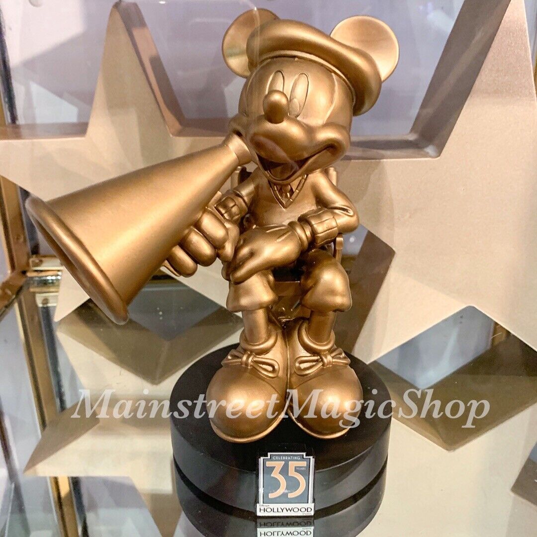Disney Parks Mickey Director Statue Figurine Hollywood Studios 35th Anniversary