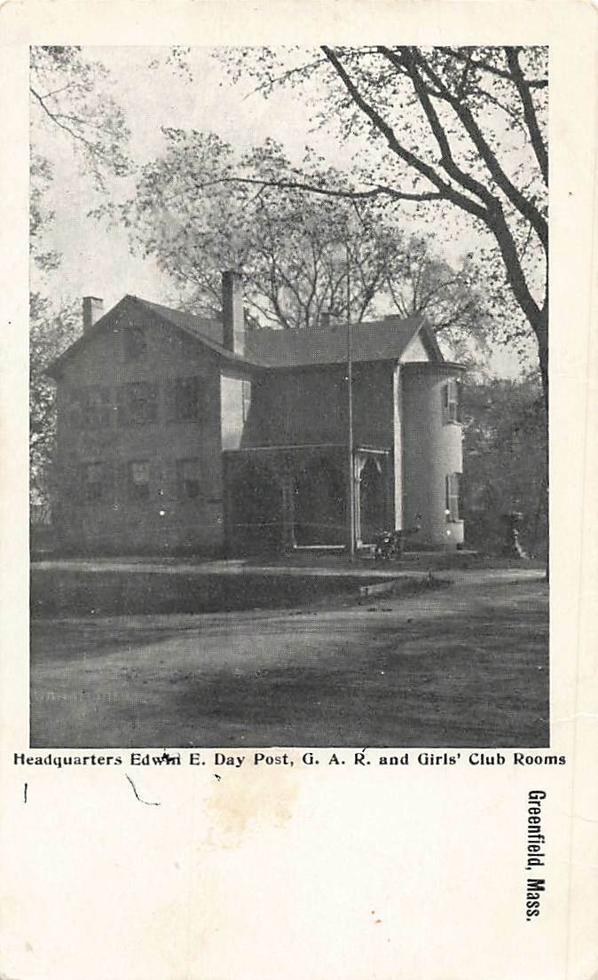 Headquarters GAR And Girls Club Rooms PMC Greenfield MA Mass c1900 P176
