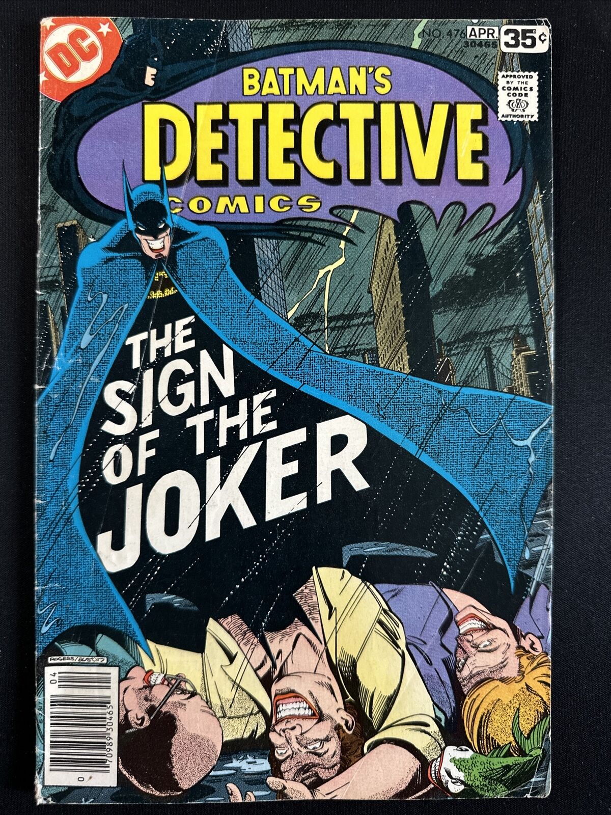 Batman Detective Comics #476 DC Comics Vintage Bronze Age 1st Print Good/VG *A4