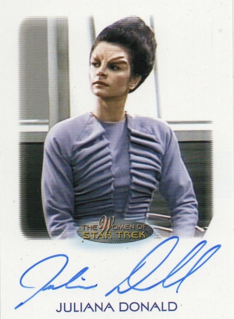 Women of Star Trek Art & Images: Juliana Donald as Tayna Autograph Card
