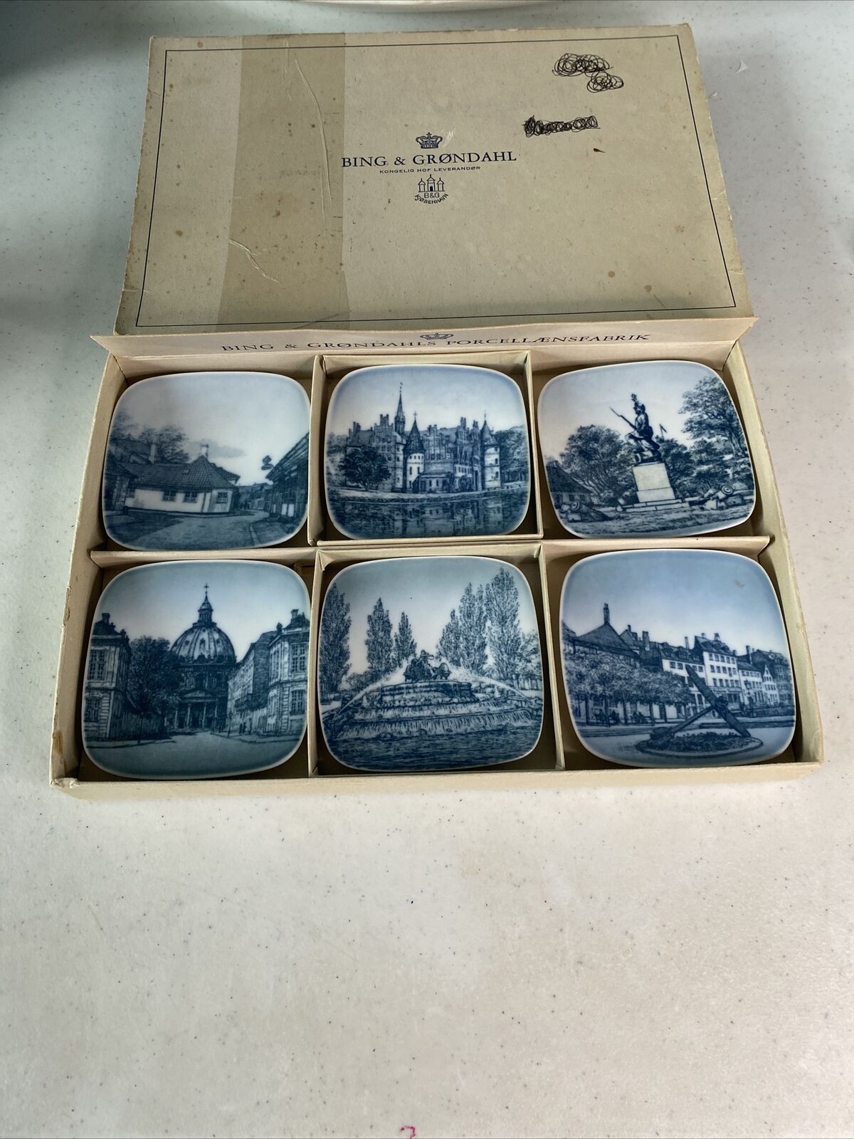 Bing & Grondahl Vintage Denmark Decorative Mini Plates