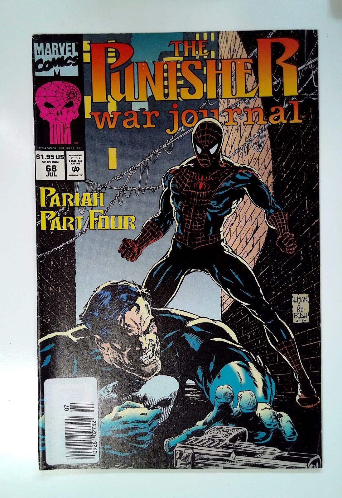 The Punisher War Journal #68 Marvel Comics (1994) FN 1st Print Comic Book