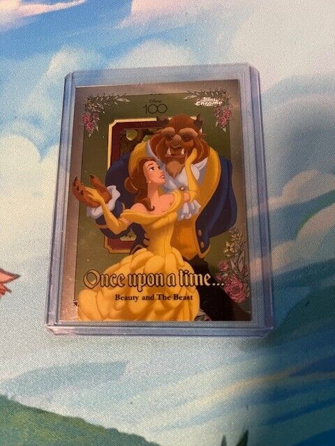 2023 Topps Chrome Disney 100 Once Upon a Time BEAUTY and the BEAST #OU-5 SP