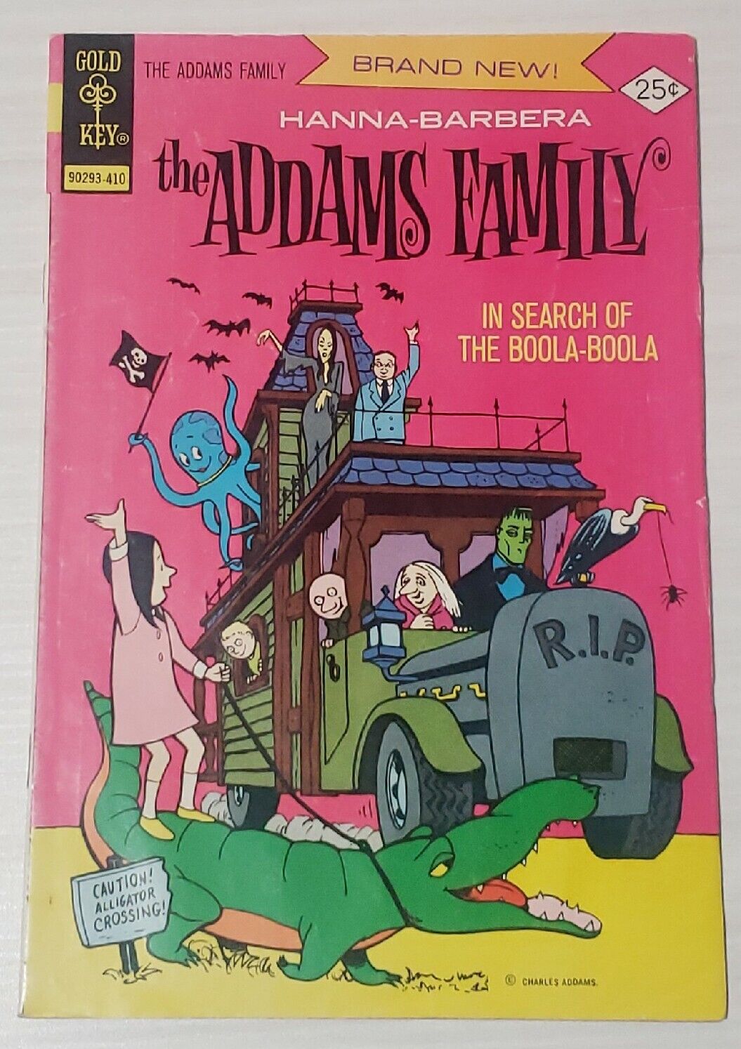 Addams Family #1 - Gold Key 1974 - In Search of the Boola-Boola Comic Book