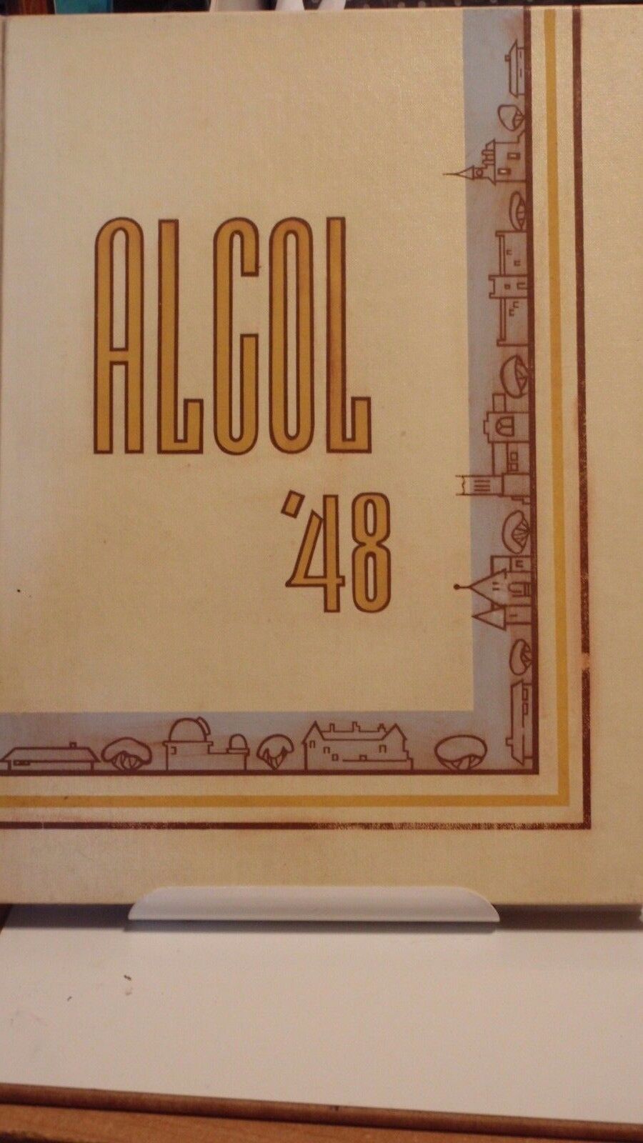1948 ALGOL YEARBOOK FROM CARLETON COLLEGE NORTHFIELD MINNESOTA EUC 