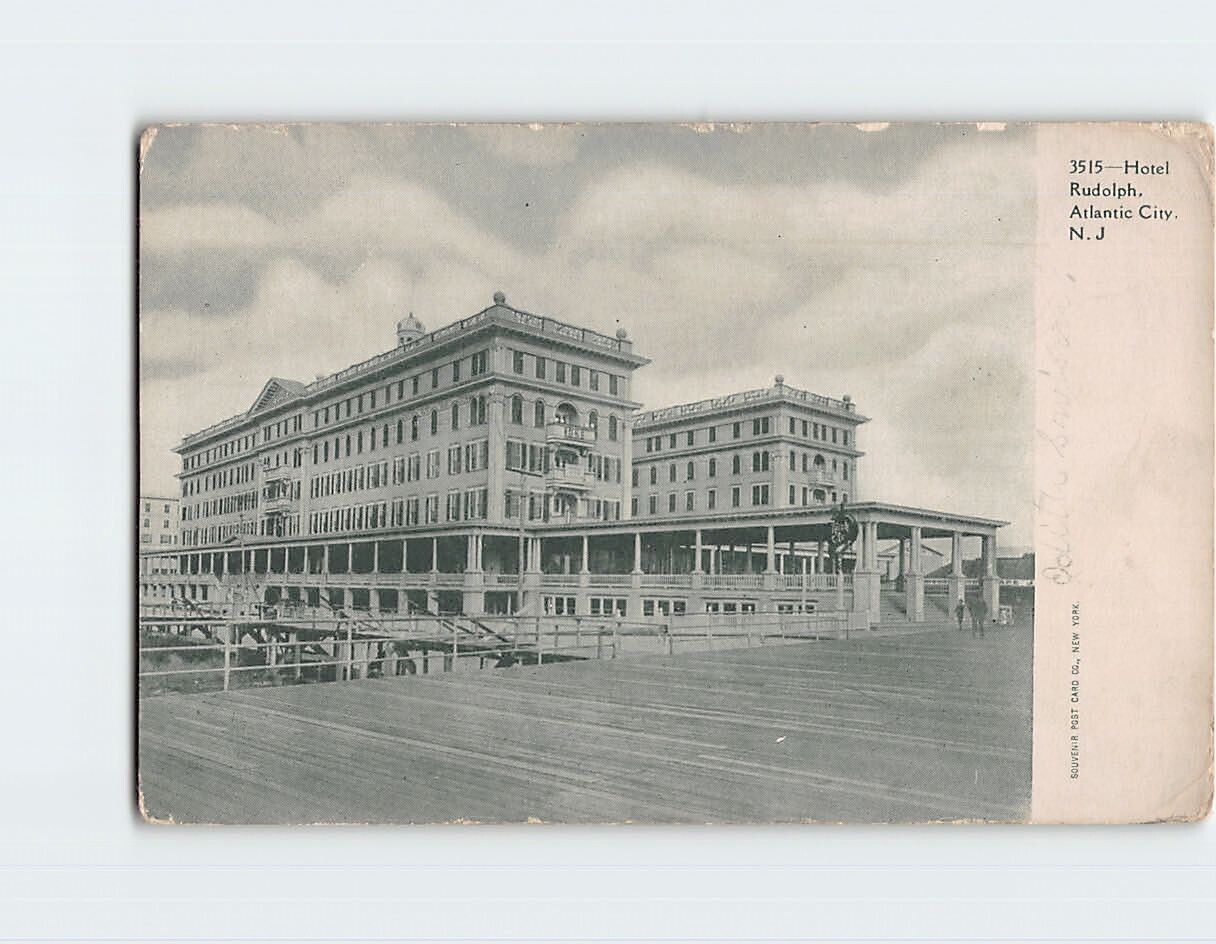 Postcard Hotel Rudolph, Atlantic City, New Jersey, USA