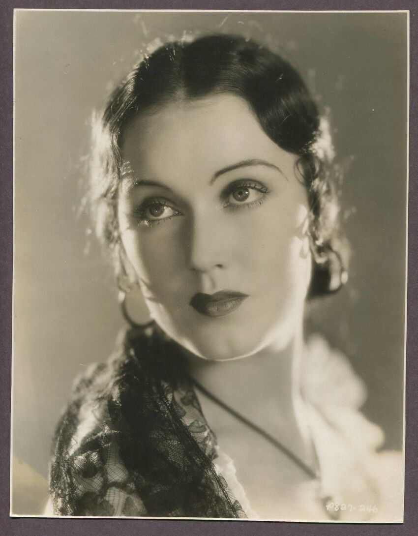 Fay Wray Portrait 19278 Original Photo Linen Mounted Glamor
