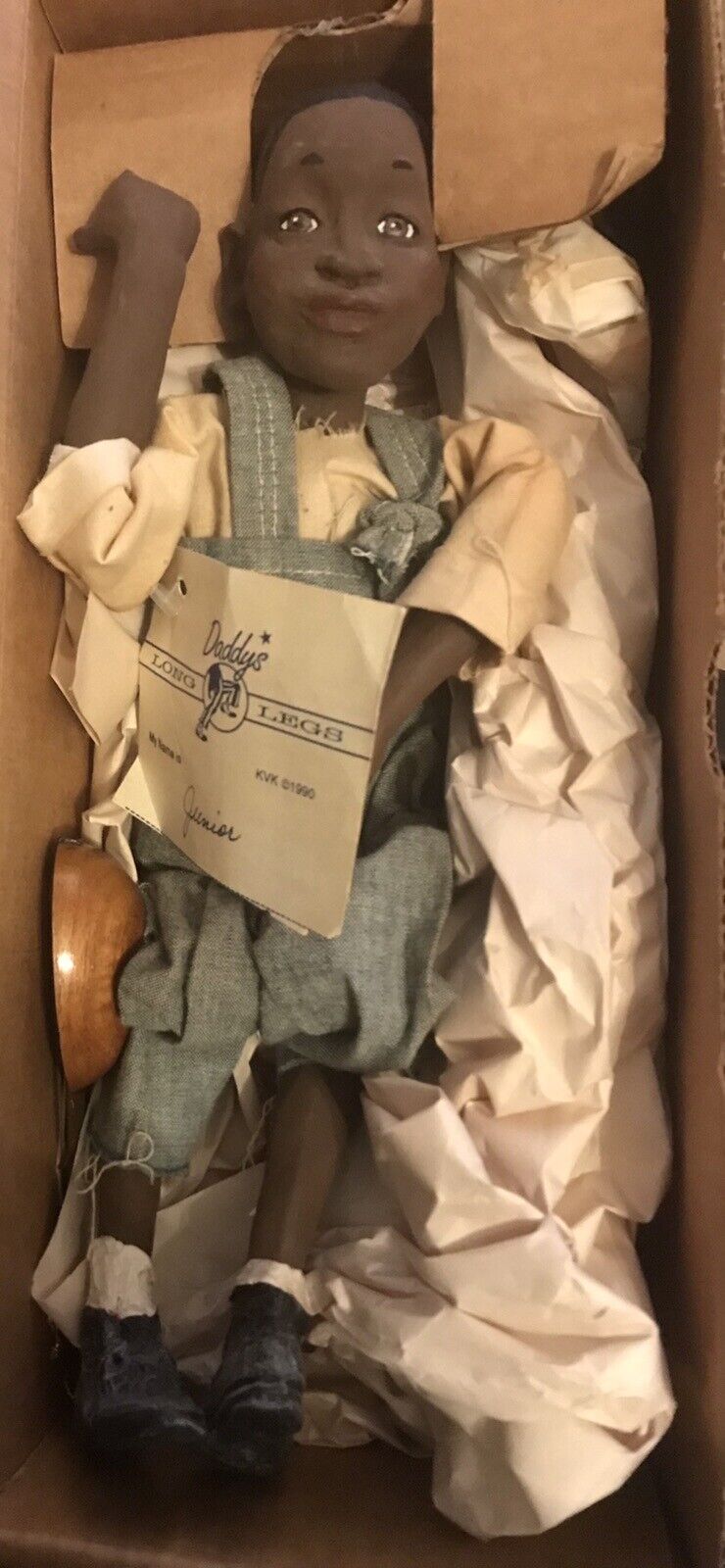 Daddy’s Long Legs doll, “Junior”  By  Karens Collectibles New In Box