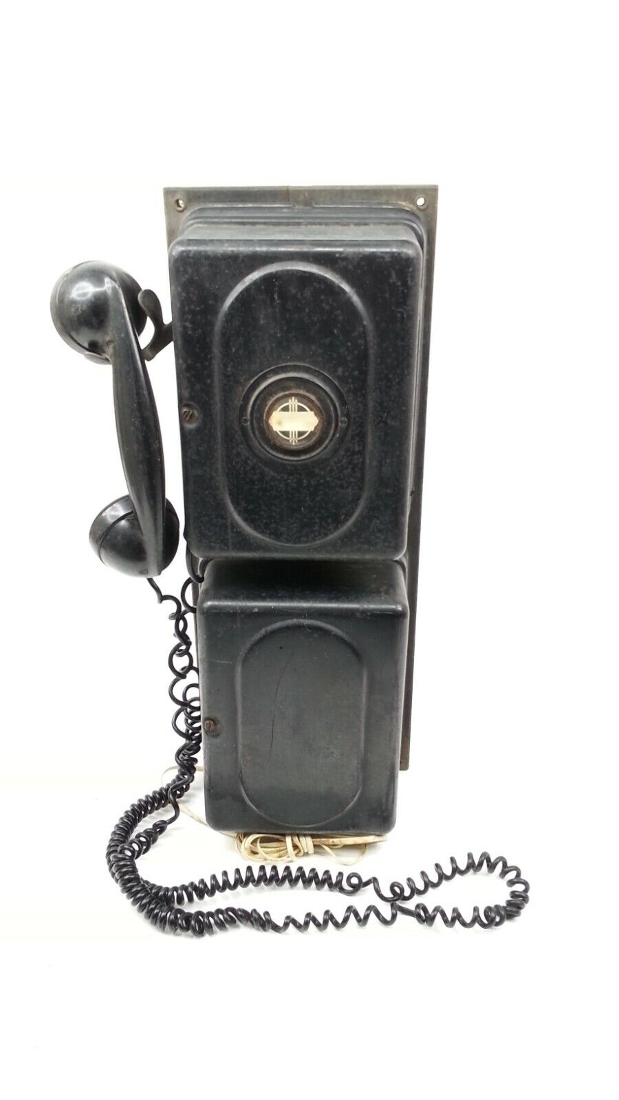 Antique 1930s Automatic Electric Co Railroad Phone Art Deco Steam Punk Monophone