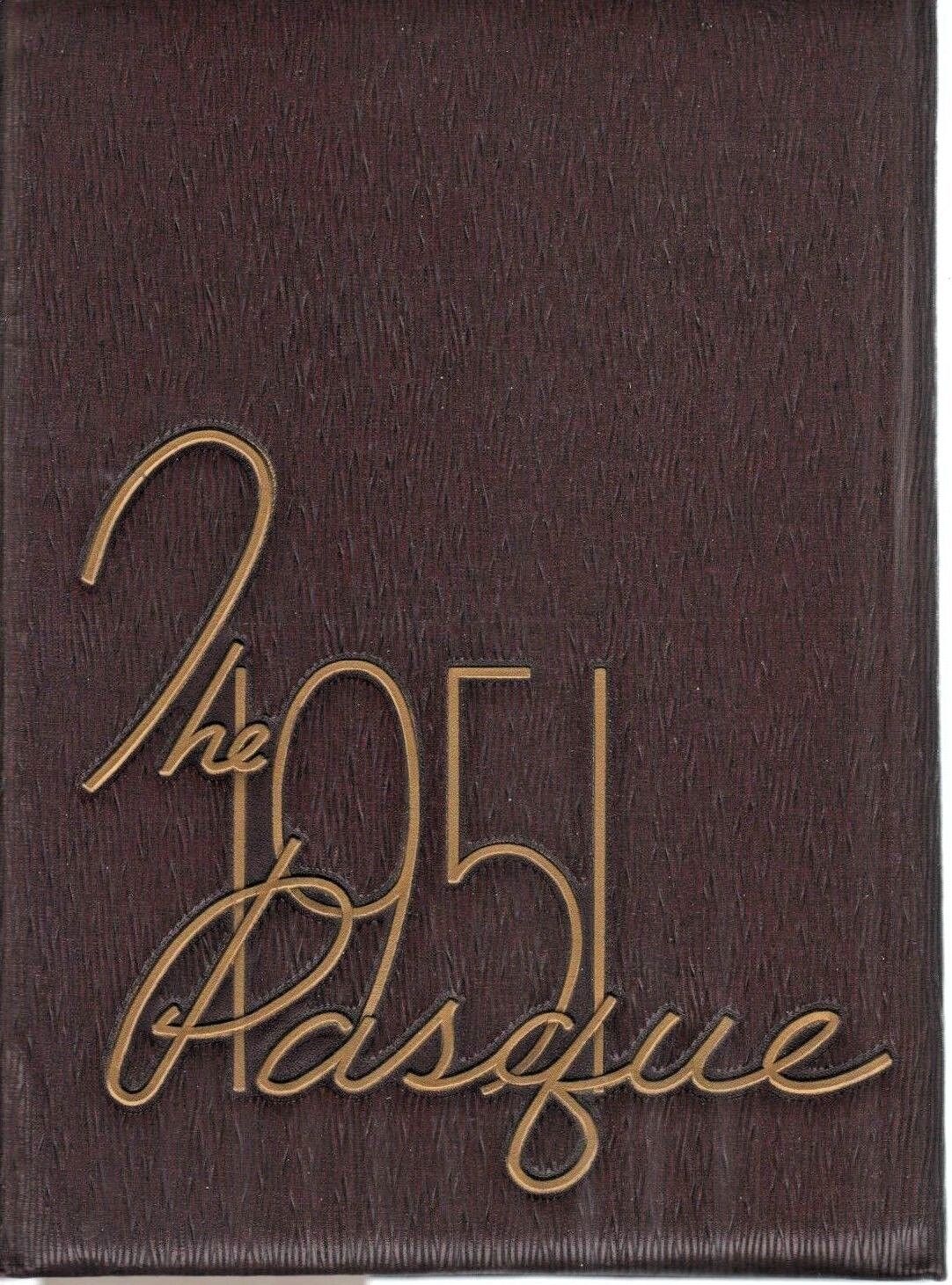 Original-1951 Yearbook-Northern State Teachers College-Aberdeen SD-The Pasque