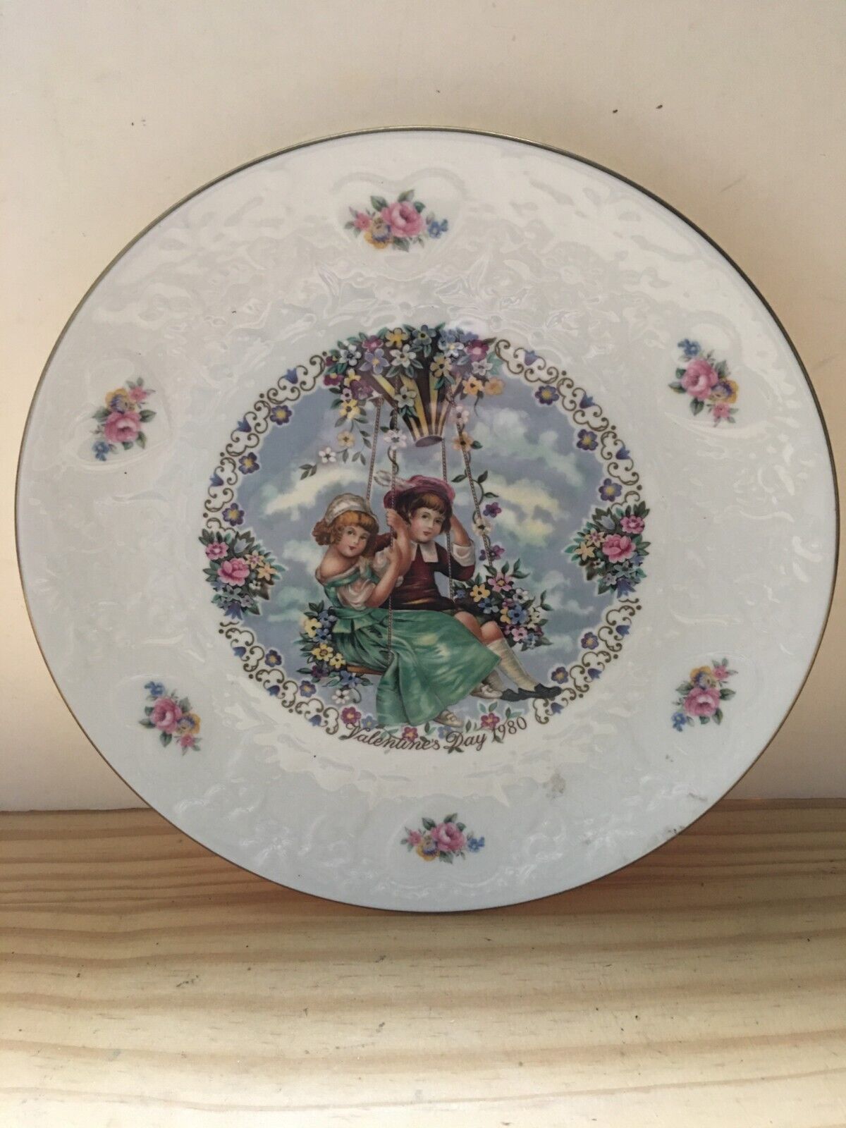 Vintage Royal Doulton England Poem Porcelain Plate Bone China 1979 My Valentine