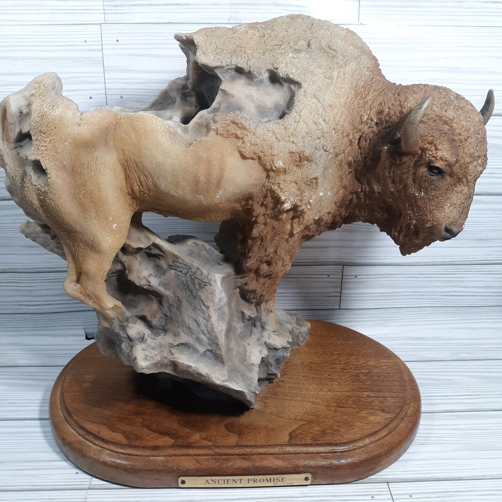 Mill Creek Studios Buffalo Sculpture Ancient Promise Limited Edition Signed