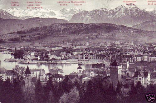 B2040+ SUISSE + CPA LUCERN AND THE ALPS