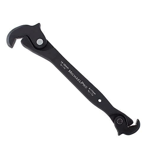 Dual Action Auto Size Adjusting Wrench, Self-Adjusting Quick Wrench, Multi-Si...