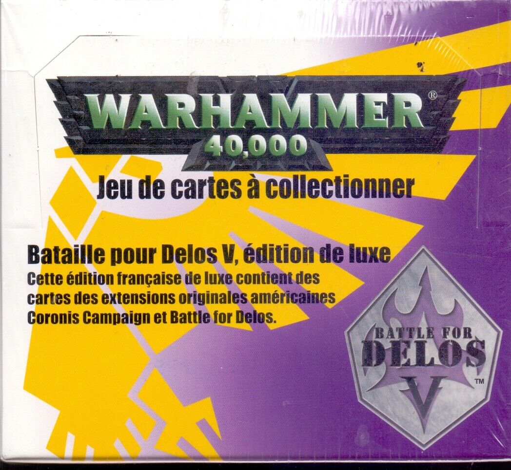 WARHAMMER 40000 40 BOOSTERS BATTLE FOR DELOS VF