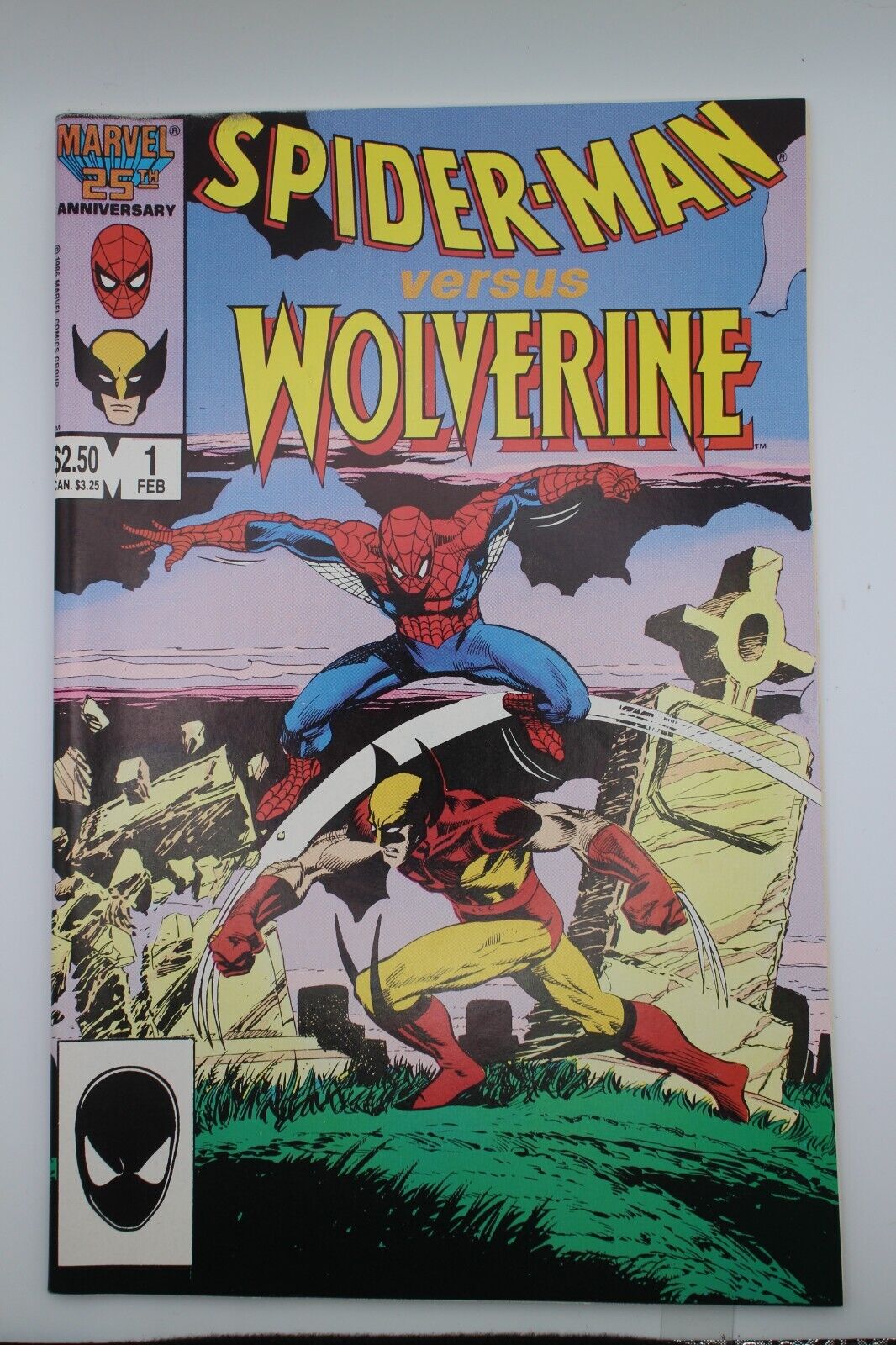 Spider-Man Vs. Wolverine #1 (Marvel Comics February 1987) EXCELLENT CONDITION
