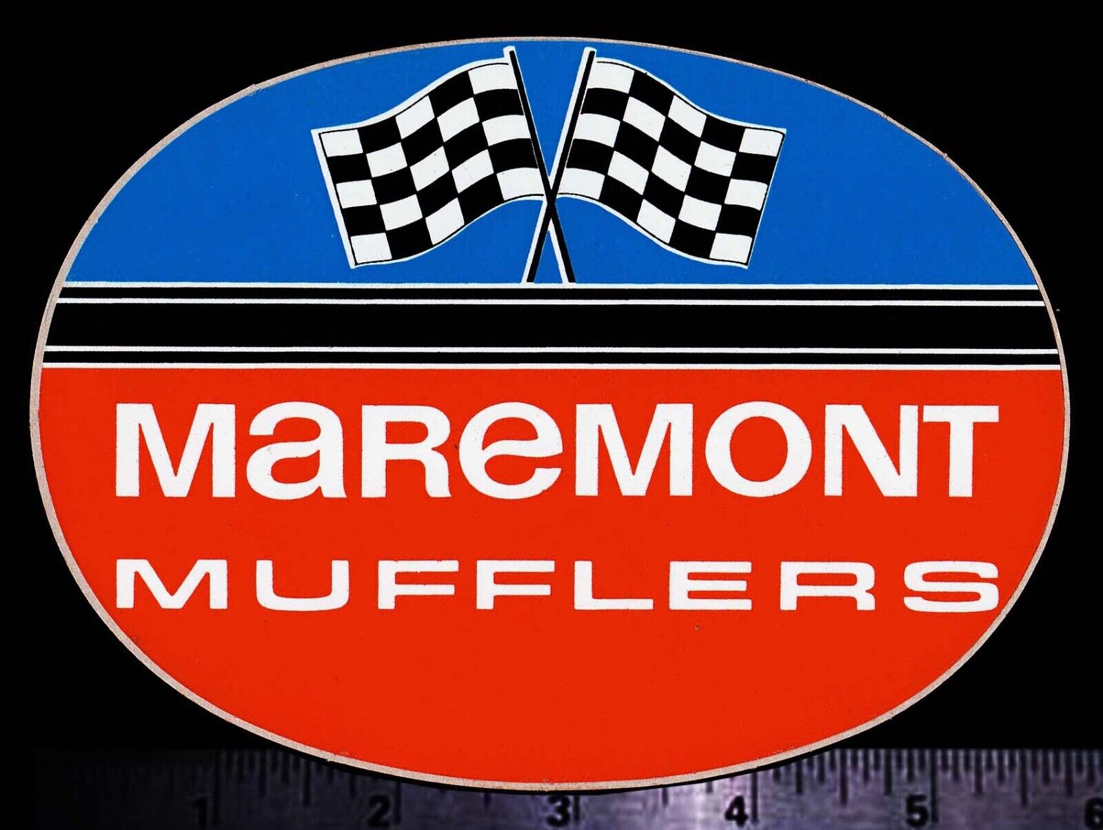 MAREMONT Mufflers - Original Vintage 1960\'s Racing Decal/Sticker