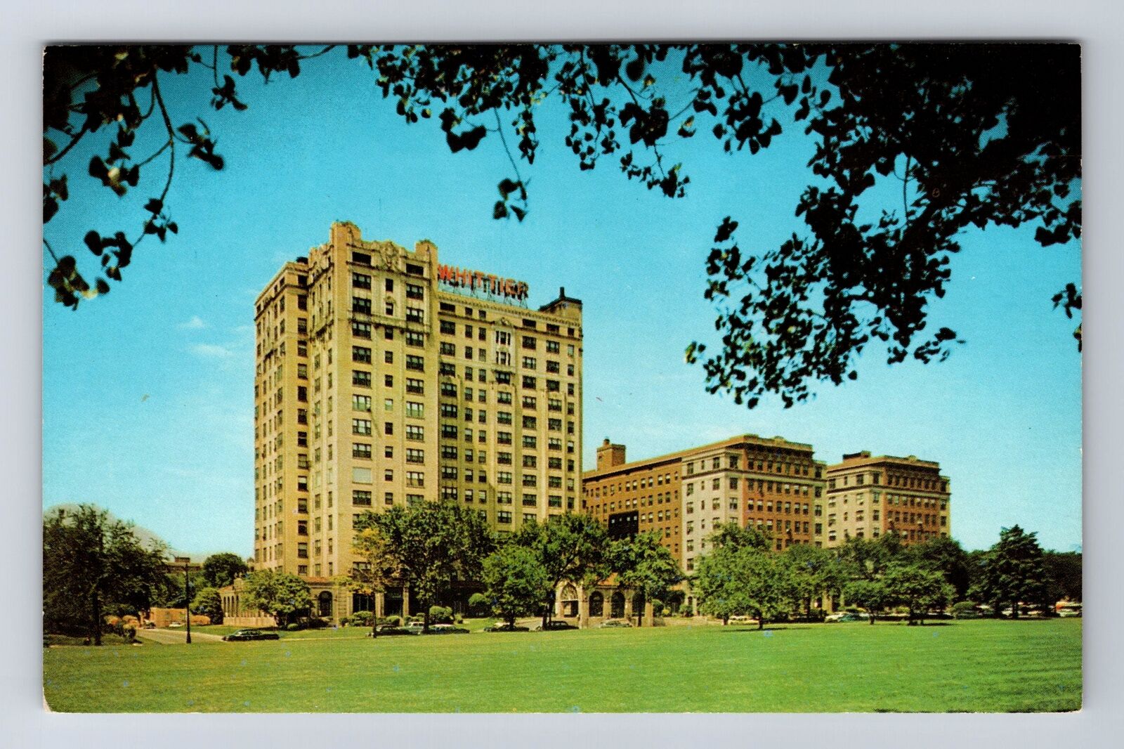 Detroit MI-Michigan, The Whittier, Advertisement, Antique, Vintage Postcard