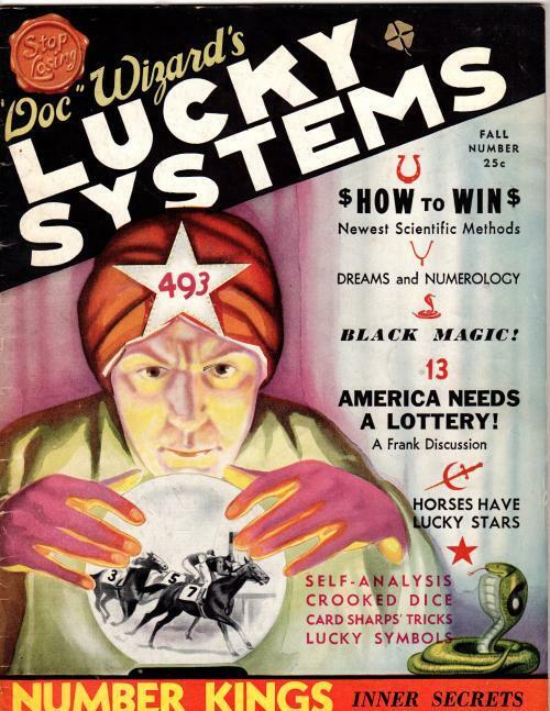Lucky System 1934 Fall; Cvr art by Albert Yates