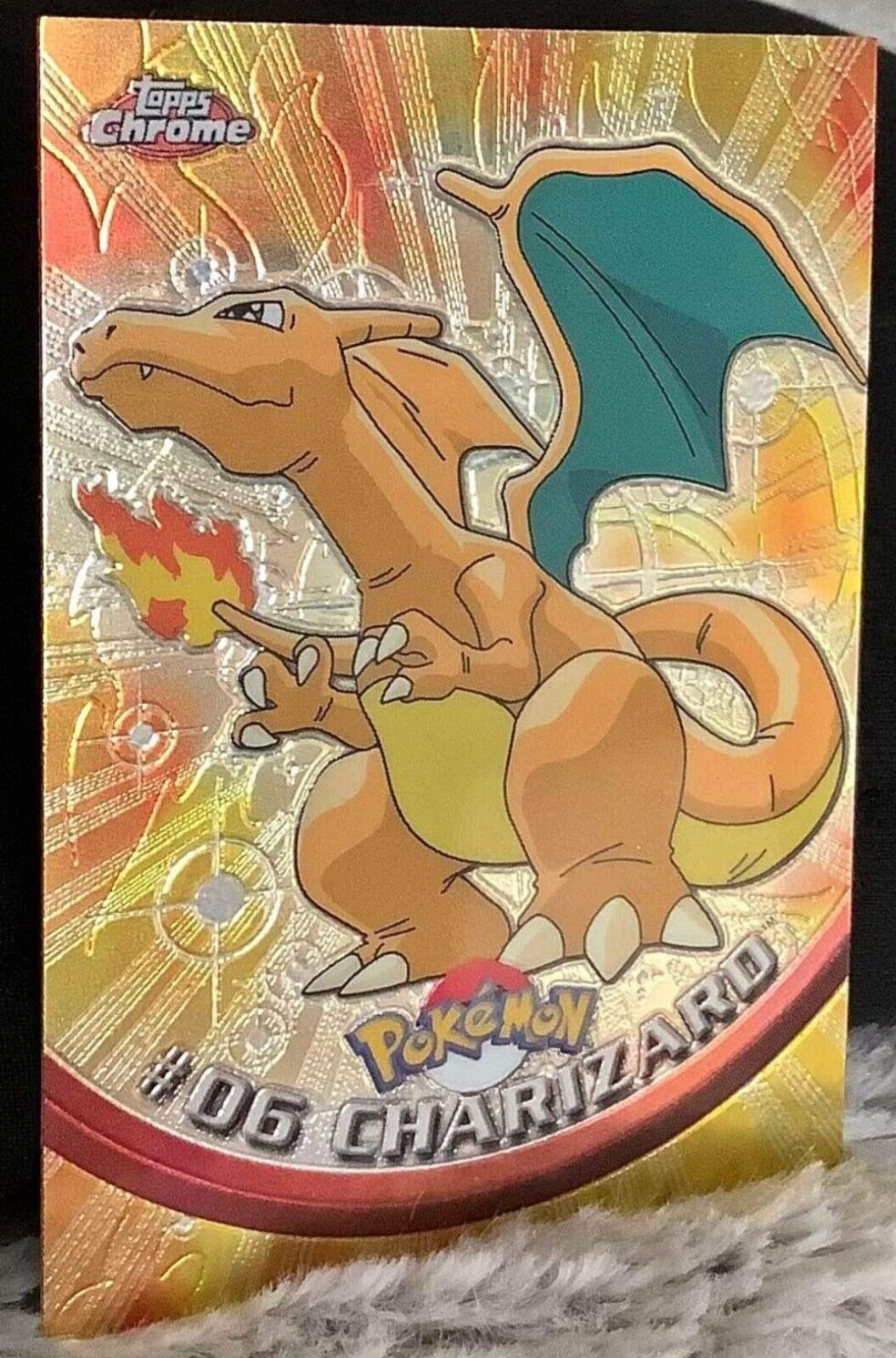 2000 Topps #06 Charizard HOLO Red Label
