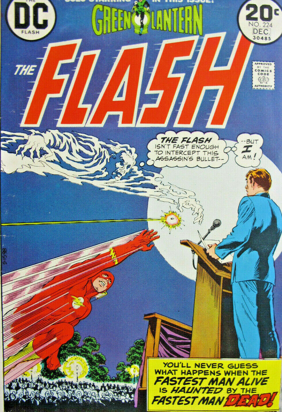 The Flash #224 DC Comic Bronze Age 1973 VF Maxel Mob