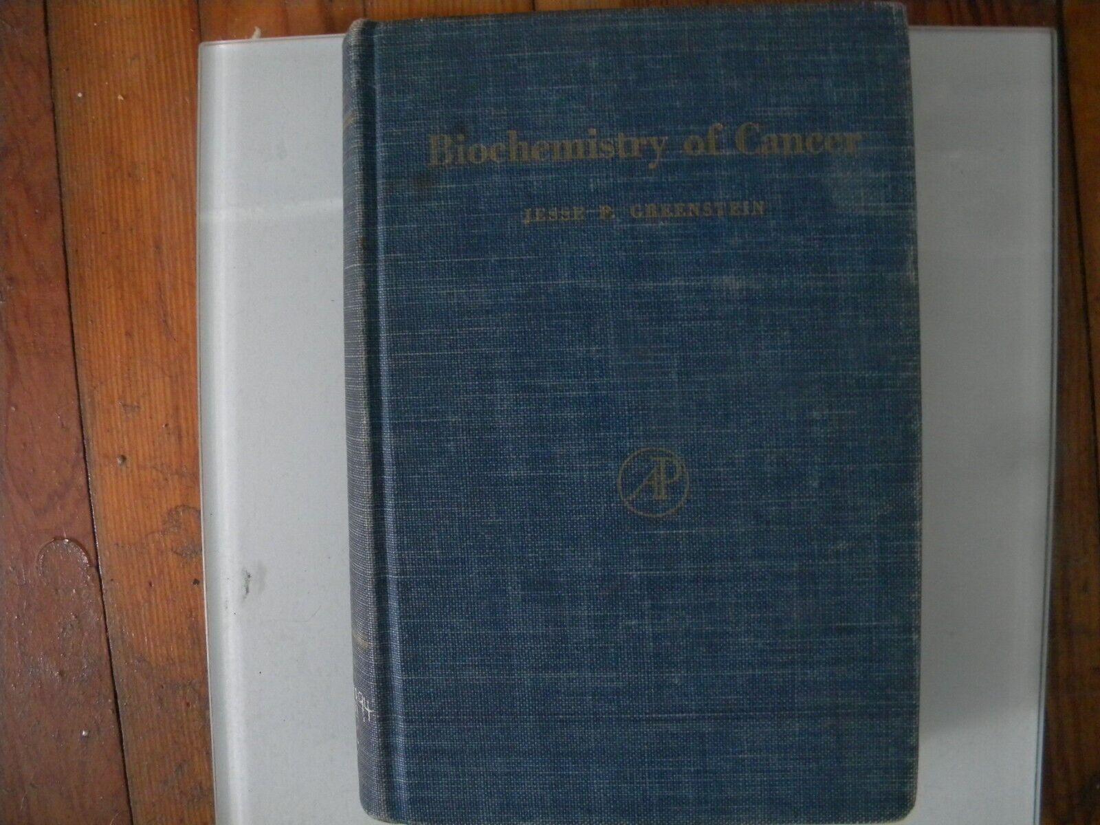 Vintage text -BIOCHEMISTRY of CANCER-Jesse Greenstein-1954 hardcover-second ed