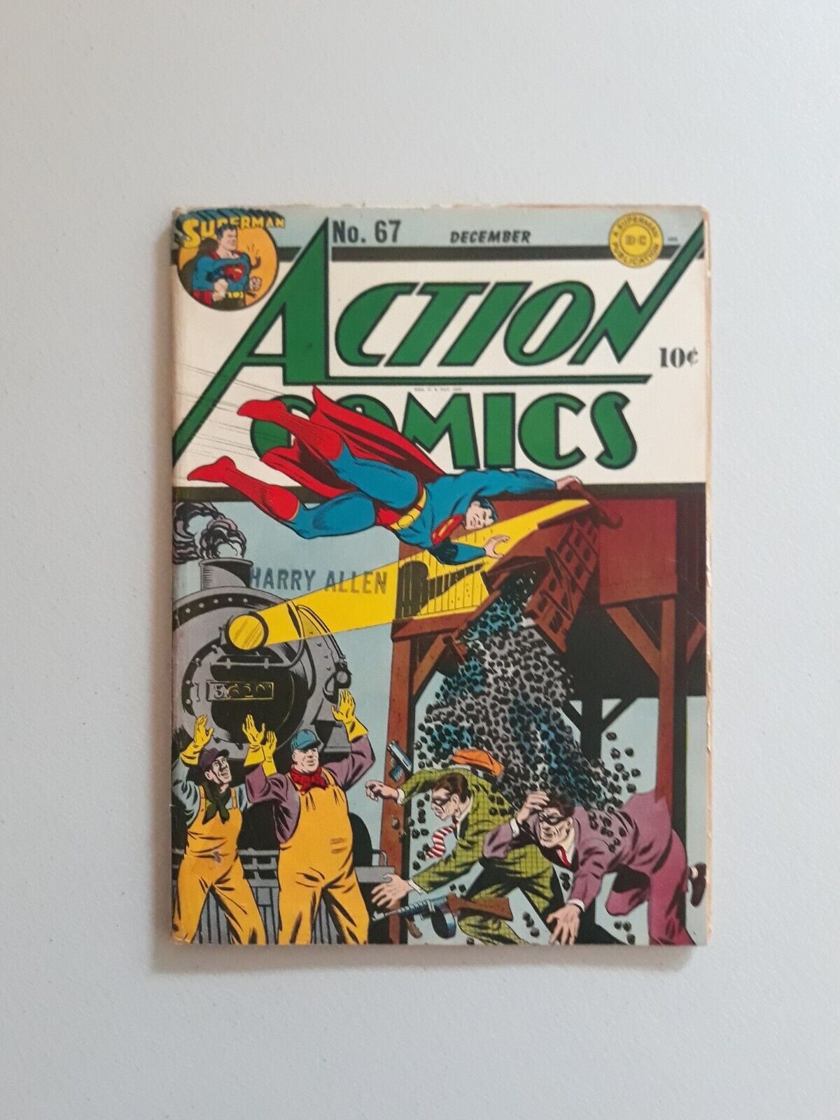 Action Comics 67 Golden Age 1943 DC Comics Superman 