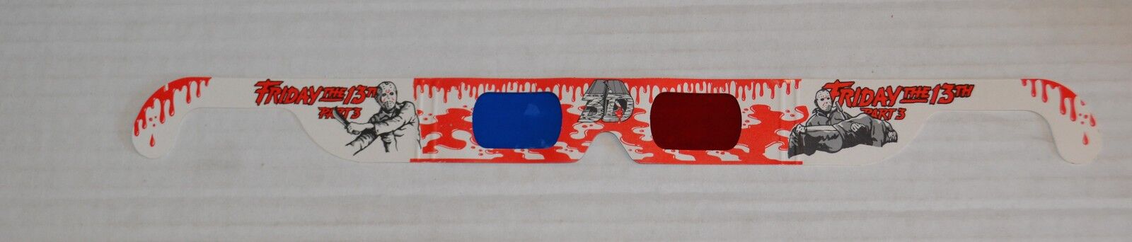 NEW FRIDAY THE 13th 3-D GLASSES FROM 1982 Part 3