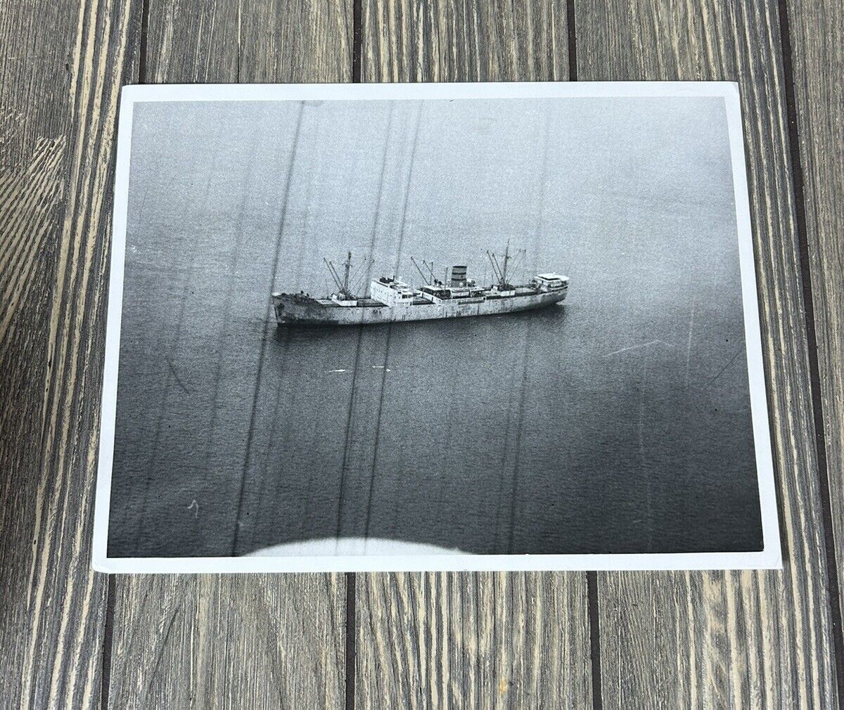Vintage 1963 Nord Dest Boat Black White Photograph 