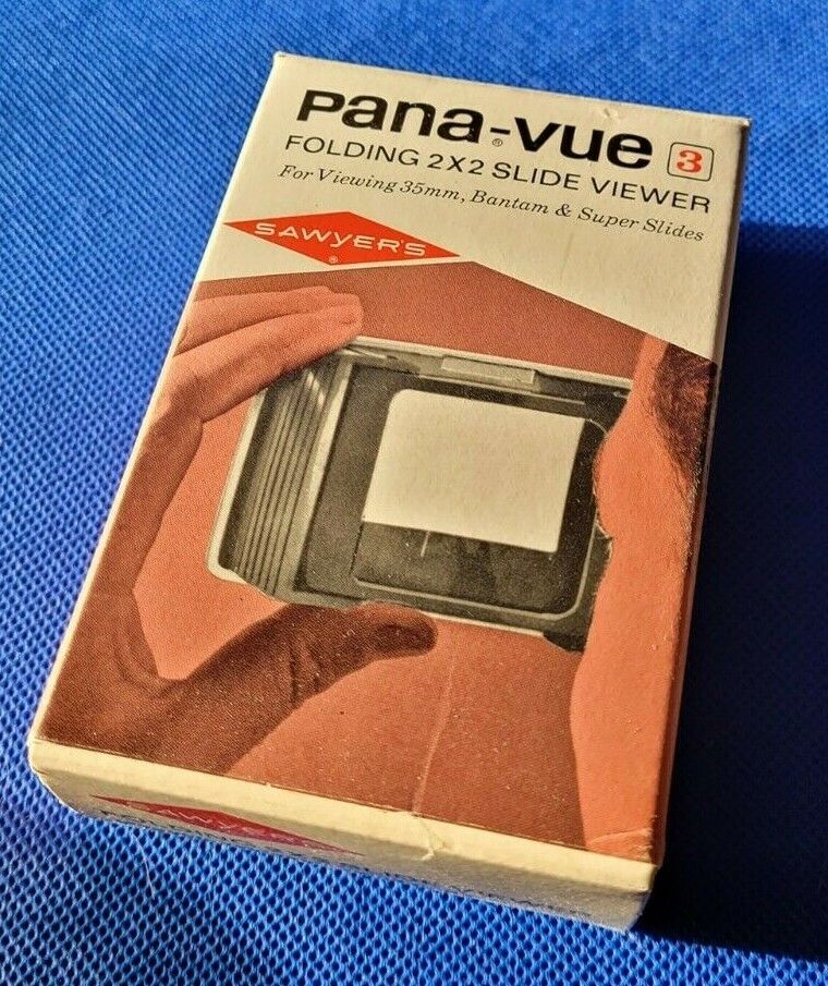 Sawyer\'s Retro Boxed Pana-Vue 3 Folding 2X2 35 mm. Bantam & Super Slide Viewer