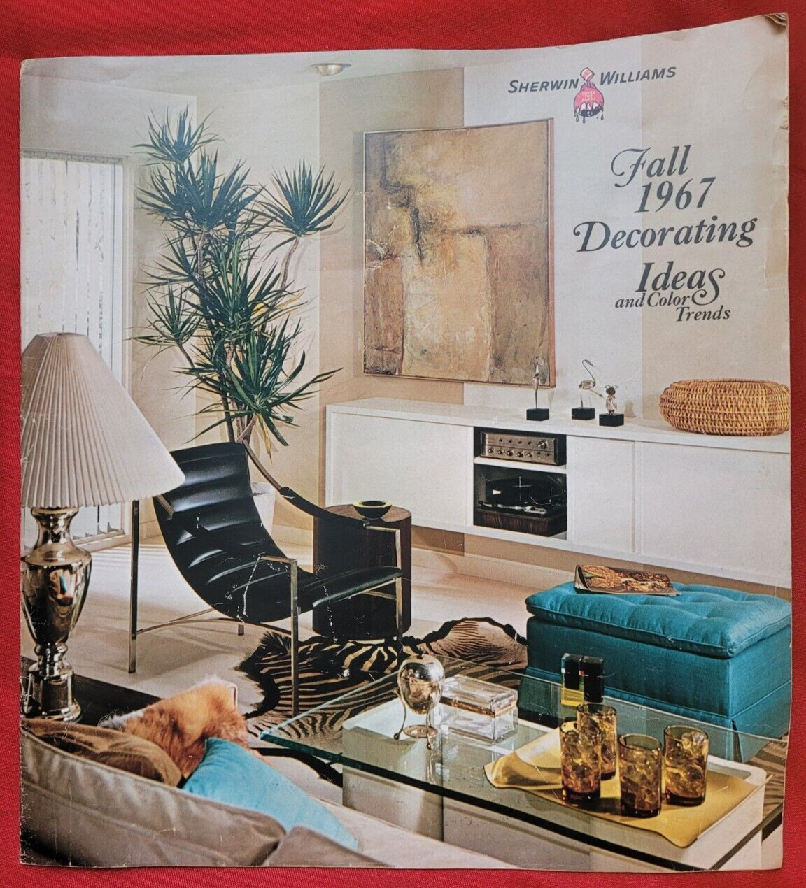 SHERWIN WILLIAMS FALL 1967 DECORATING IDEAS & COLOR TRENDS Interior Examples