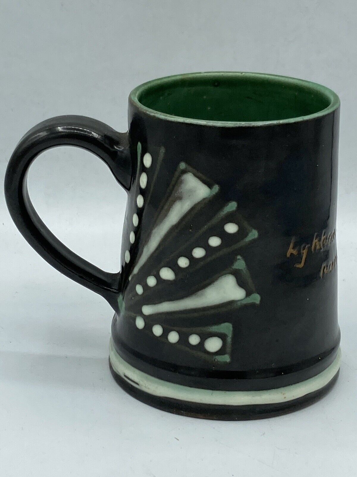 RARE Danish MCM Mid Century Modern Art Ceramic Dutch 20 oz. Coffee Mug Denmark