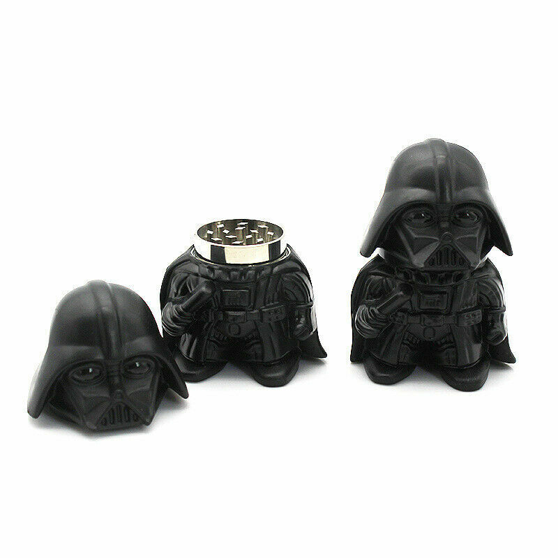 Black Cool Star Wars Darth Vader 3 Layers Tobacco Herb Crusher Grinder