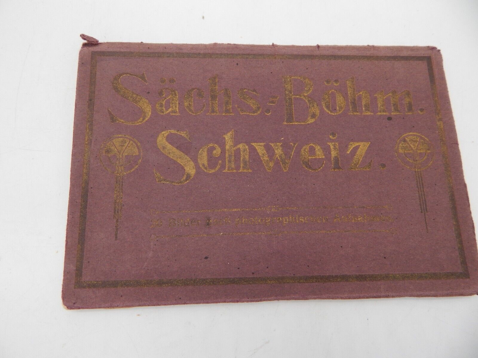 Vintage Sachs Bohm Schweiz Souvenir Photo Book Switzerland 20 Images
