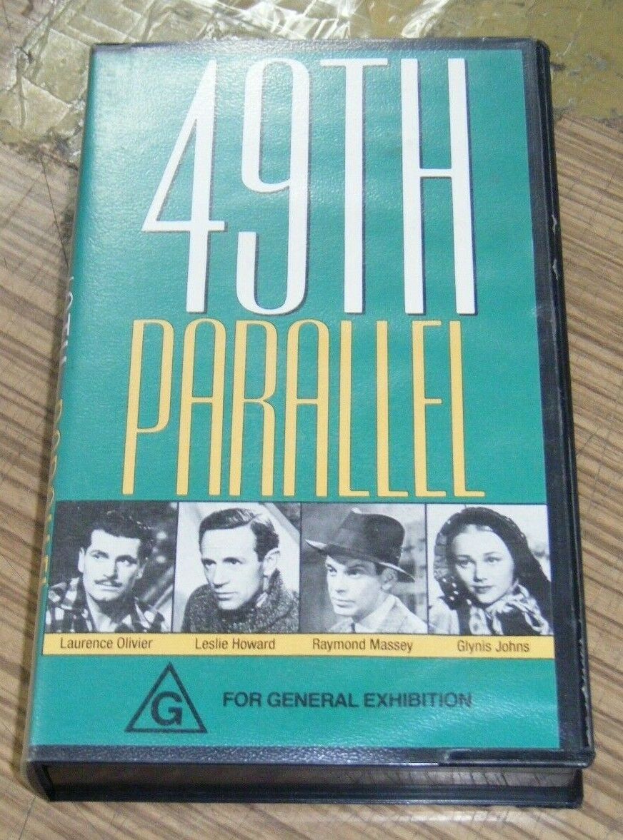 Vintage New Sealed VHS Movie - 49th Parallel