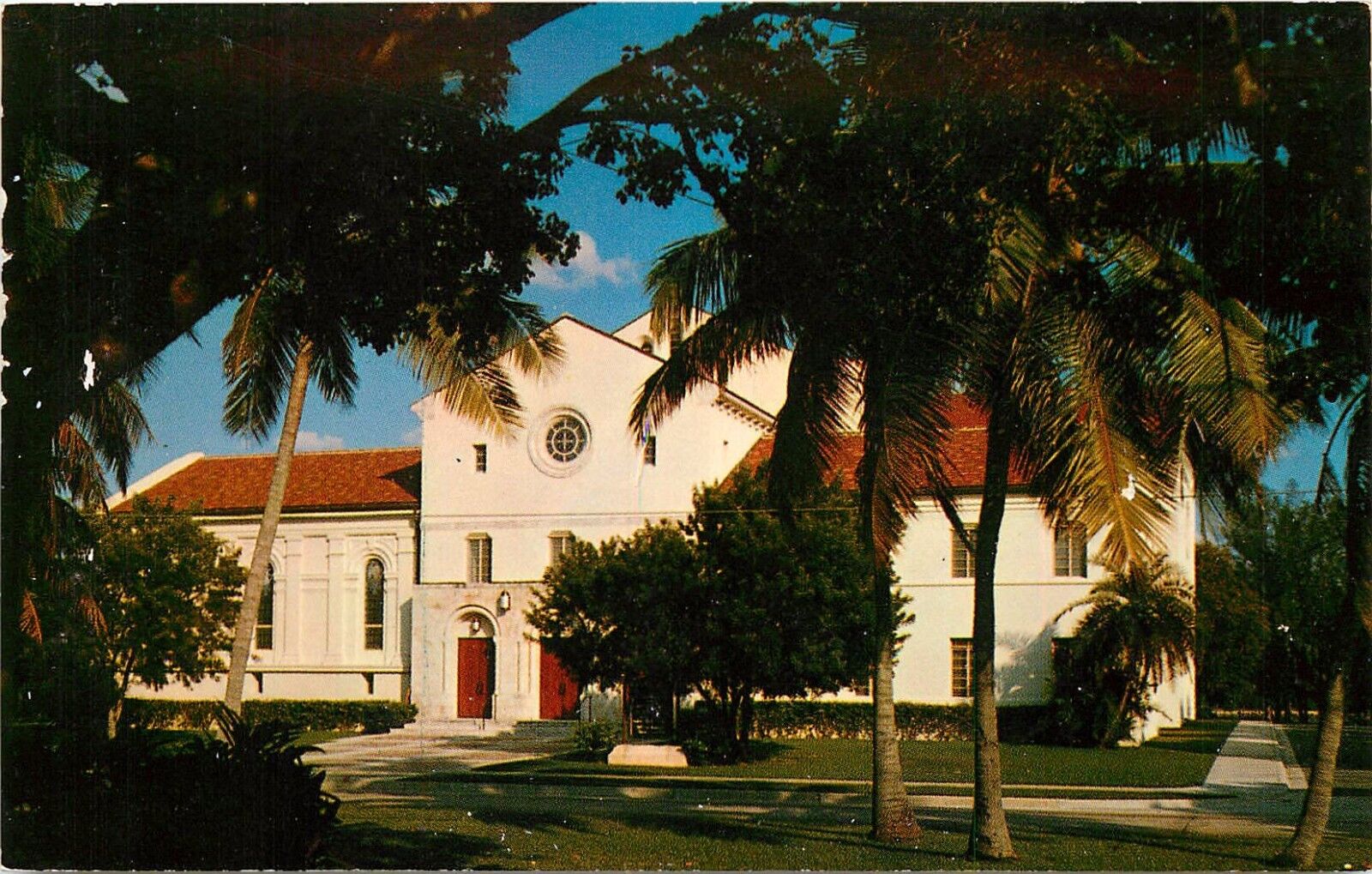 First Presbyterian Church Miami Florida Fl Postcard
