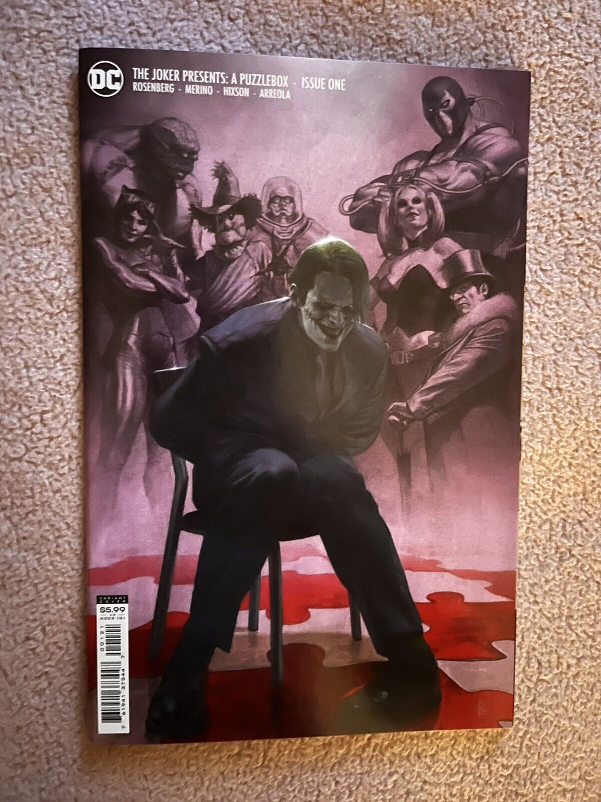 The Joker Presents: A Puzzlebox #1 (DC Comics, 2021) Variant Cover UNREAD