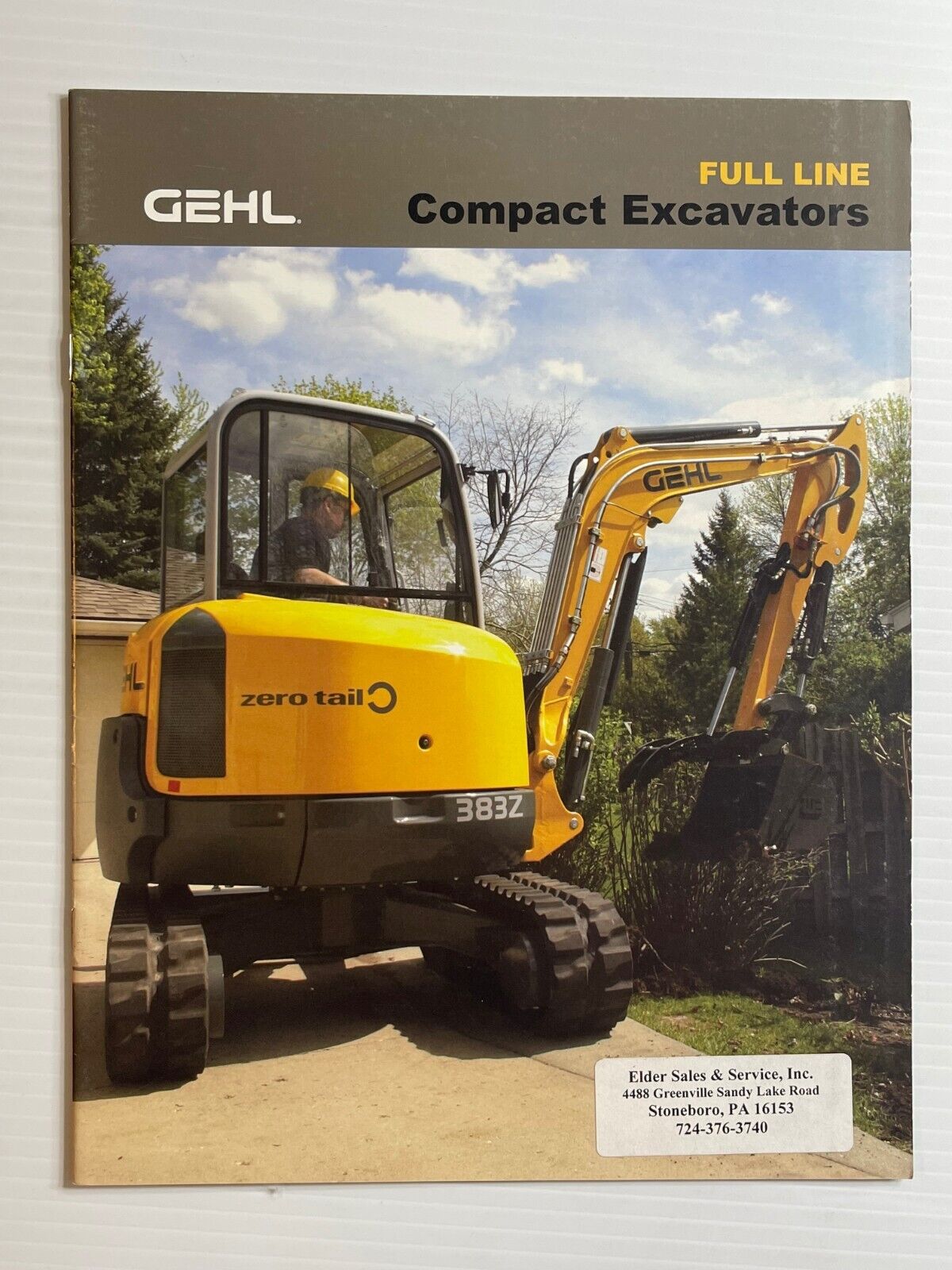 GEHL - Full Line of Compact Excavators Sales Brochure (Original Brochure) *2007*