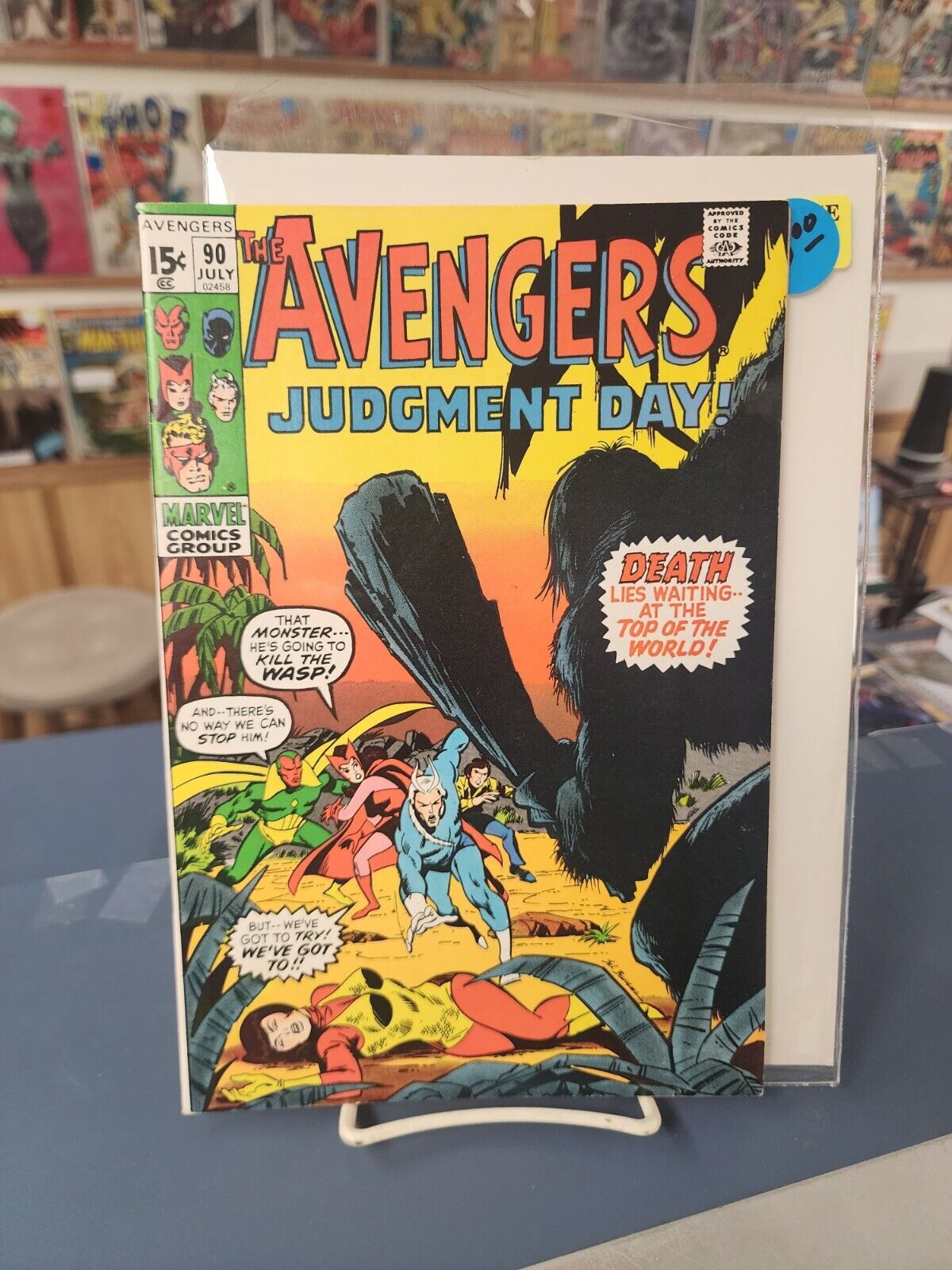 Avengers #90. Nice Raw Copy