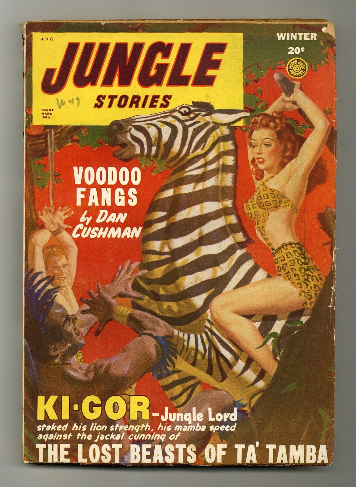 Jungle Stories Pulp 2nd Series Dec 1948 Vol. 4 #5 VG 4.0