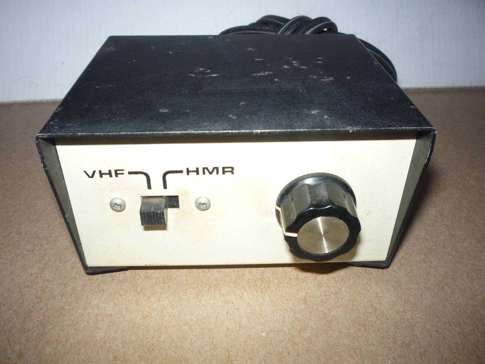 Vintage Coaxial coax VHF-HMR  Antenna Switch Box from Ham Radio Estate 
