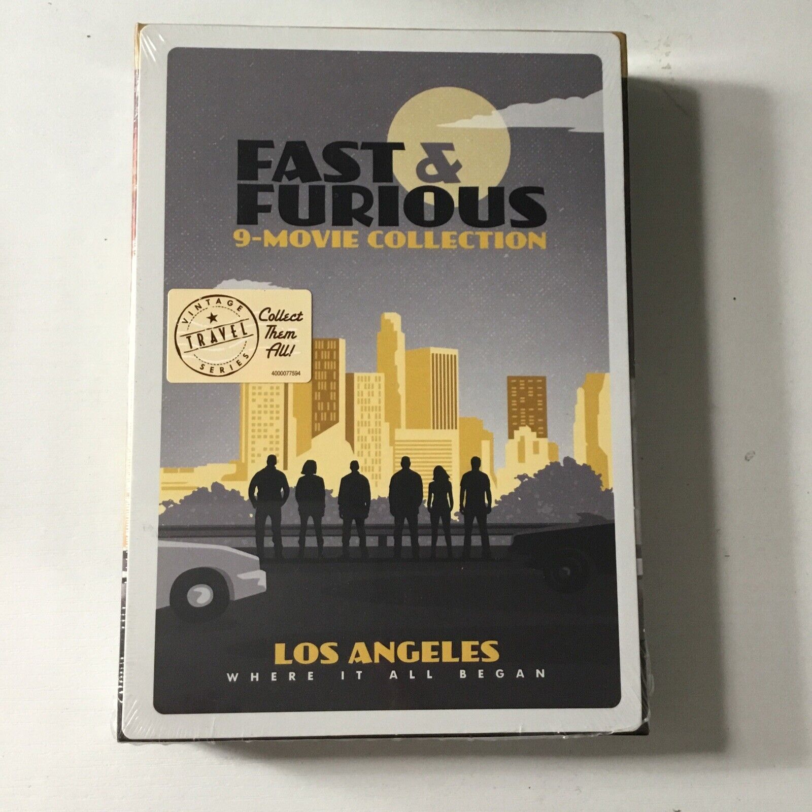 Fast & Furious: 9-Movie Collection *Vintage Travel Series* (DVD) New 