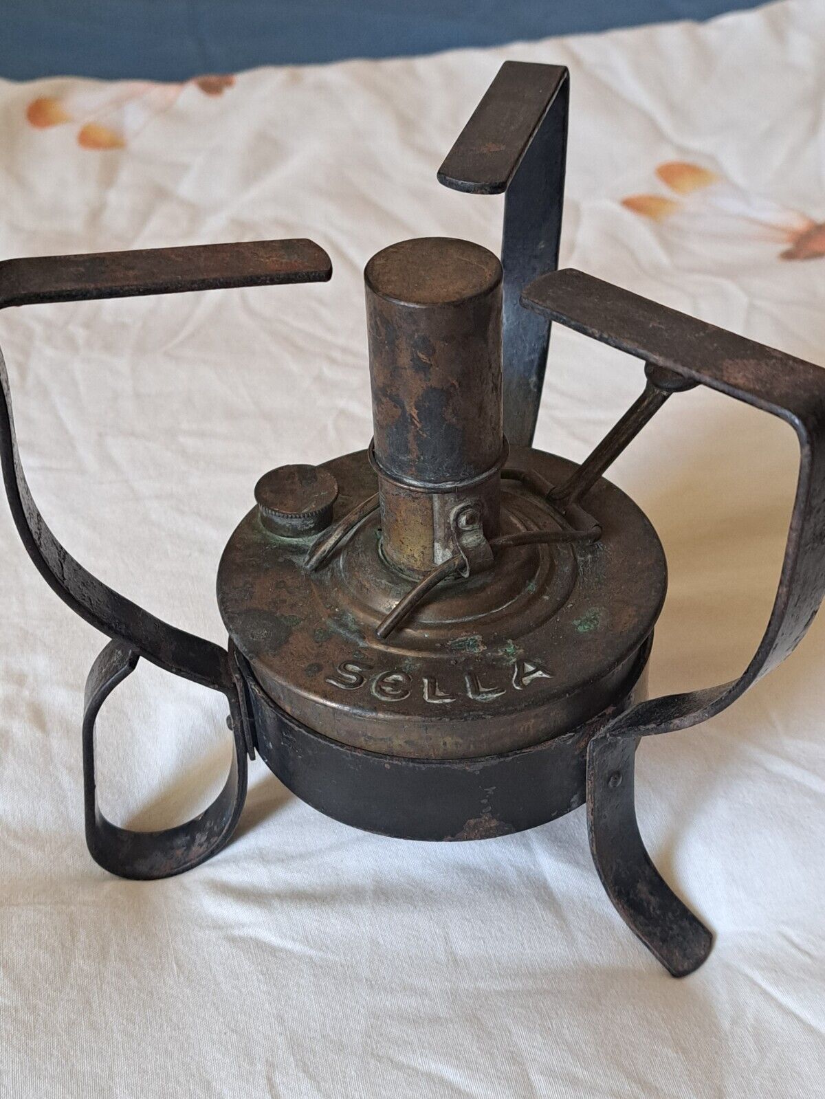 Antique Gebruder Bing Brass Burner,Stove,Lamp SELLA With Seal\