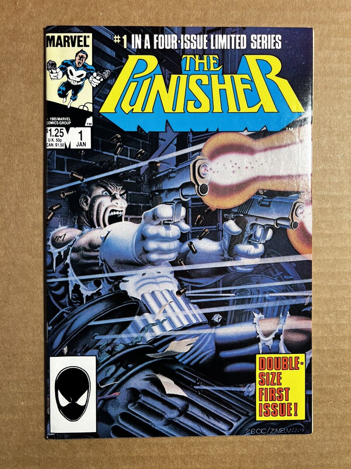 Punisher Limited Series #1 1st Solo Series Mike Zeck 1986 GOOD Low To Mid Grade