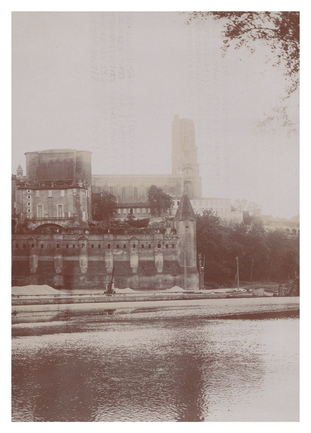 France, Albi, Cathedral of Sainte-Cécile vintage print, period print shooting