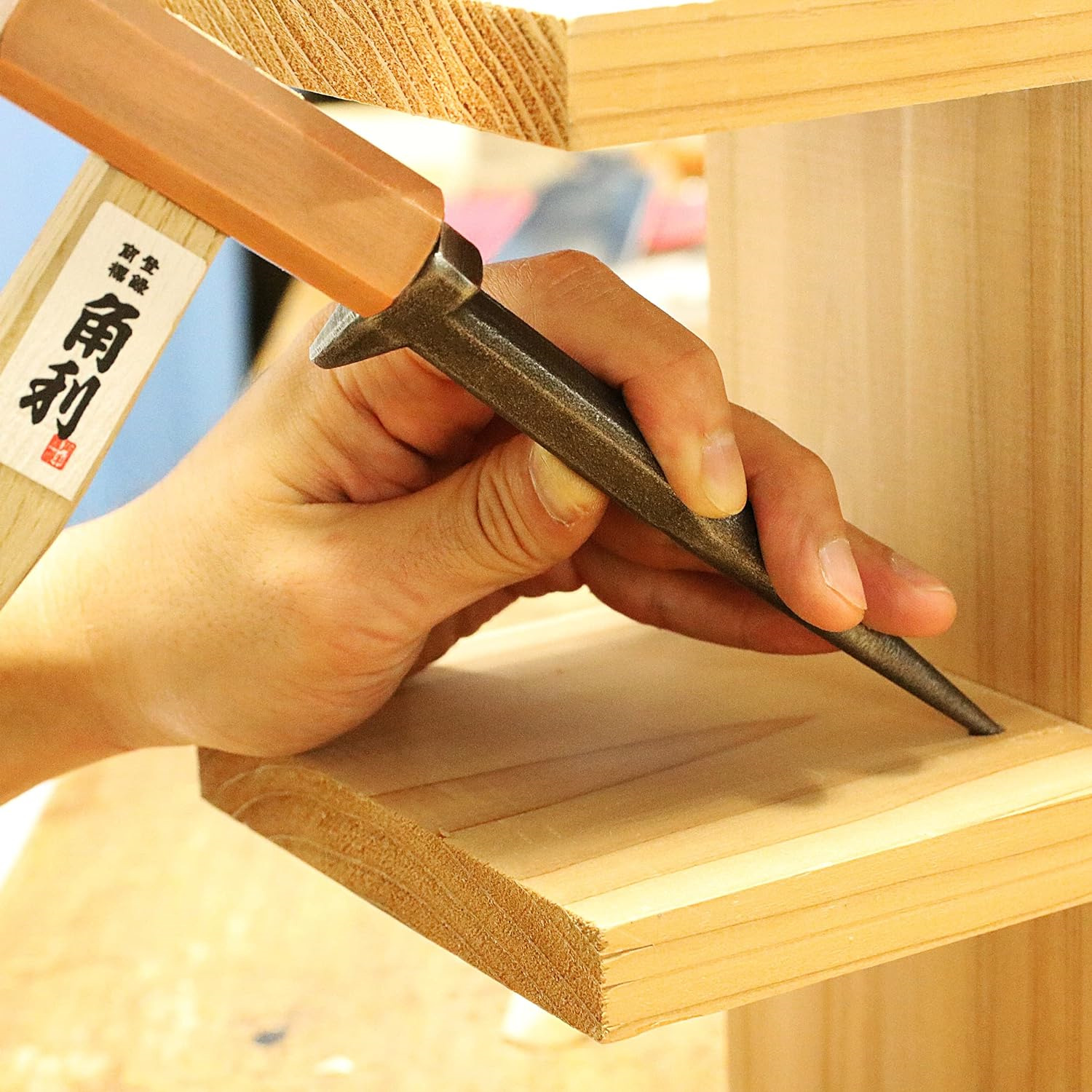 KAKURI Japanese Nail Punch Tool for Woodworking 1/8\