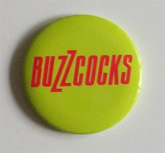 BUZZCOCKS Pinback Vintage 1979 A&M New Wave Uk 1970's Badge Button Rare Punk