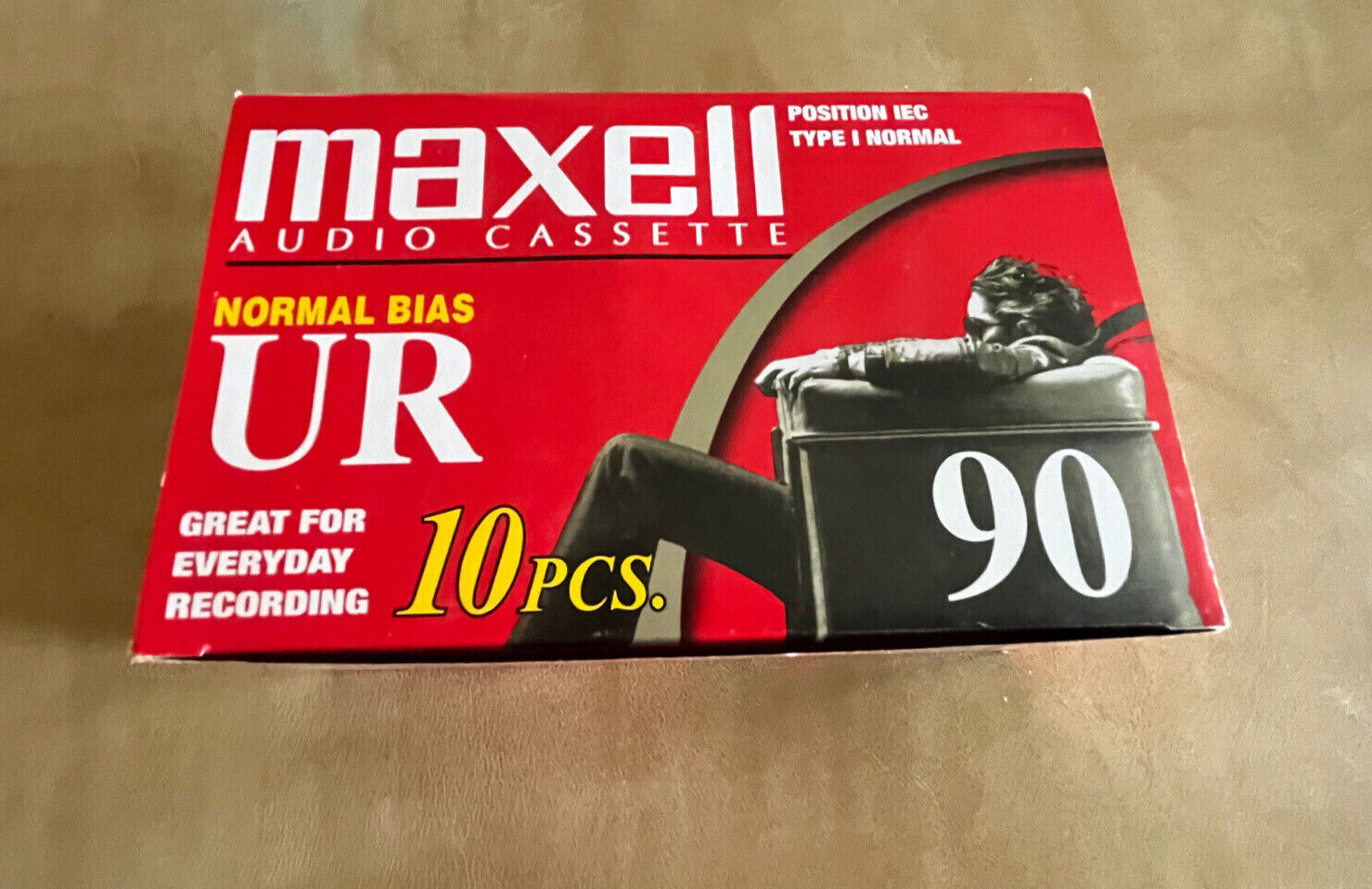 NEW IN BOX MAXELL CASSETTE 10 90 MINUTE TAPES UR NORMAL BIAS FREE US SHPNG